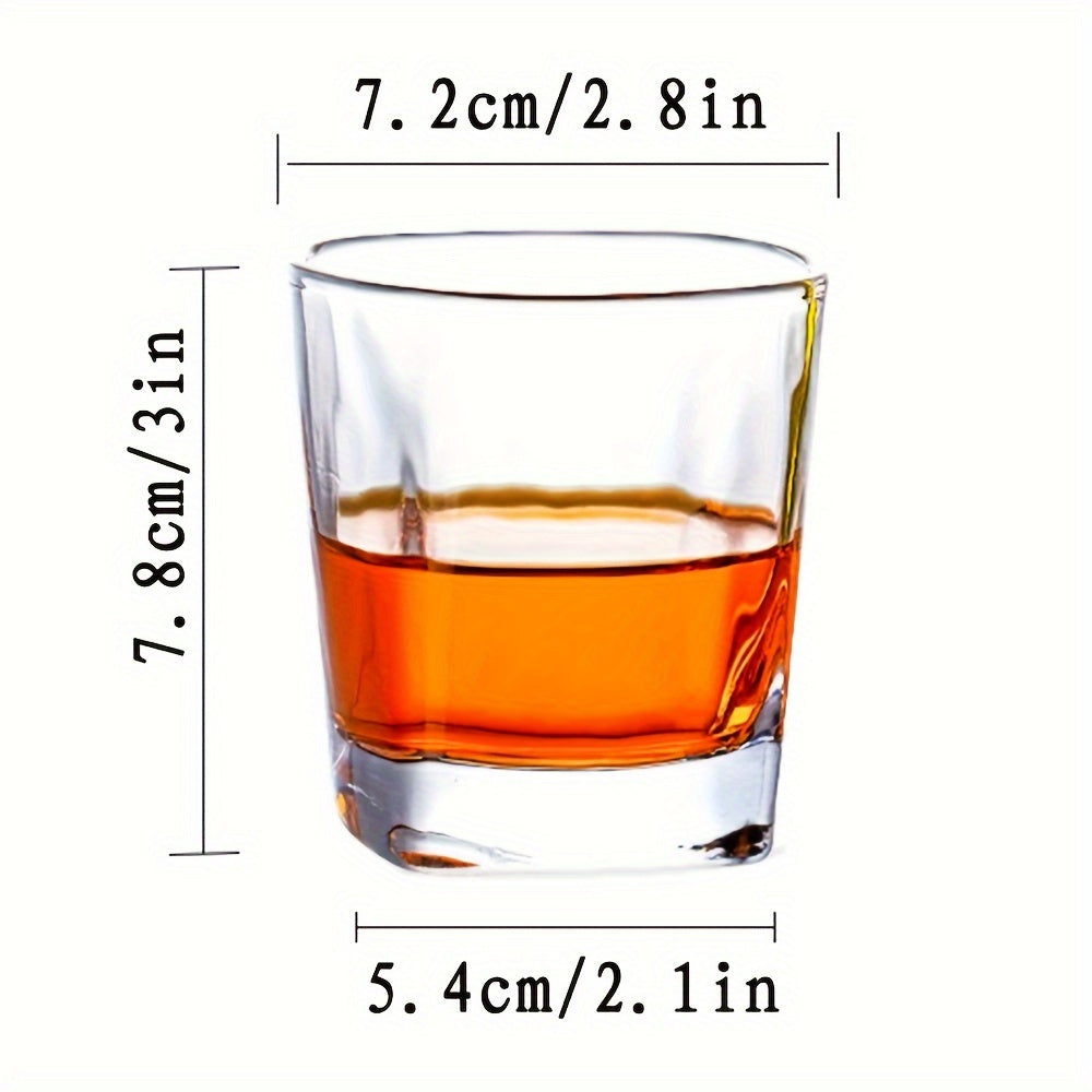 Set of 4 Personalized Whiskey Glasses with Wooden Box Gift Set for Groomsmen Fathers and Bachelors