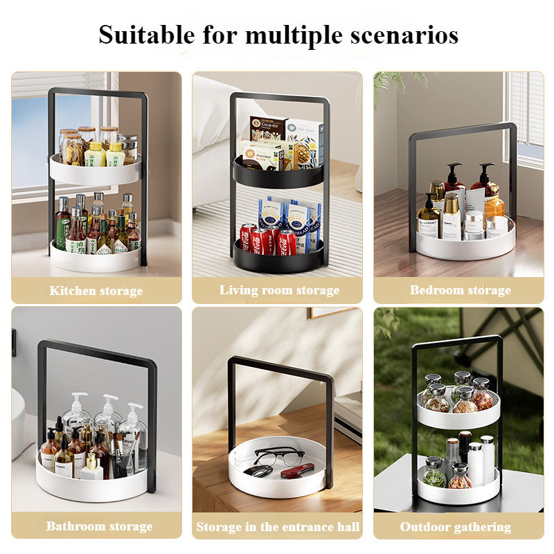 Portativ saqlash tokchasi, hammom, kirish joyi, makyaj stoli yoki xizmat ko'rsatish ehtiyojlaringizni tartibga solish uchun mukammal.