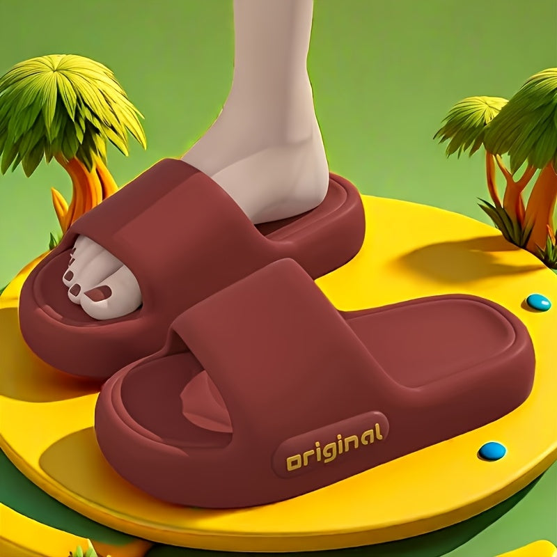 Women's Soft Bottom Pool Slide Sandals Quick Dry Non-Slip Lightweight