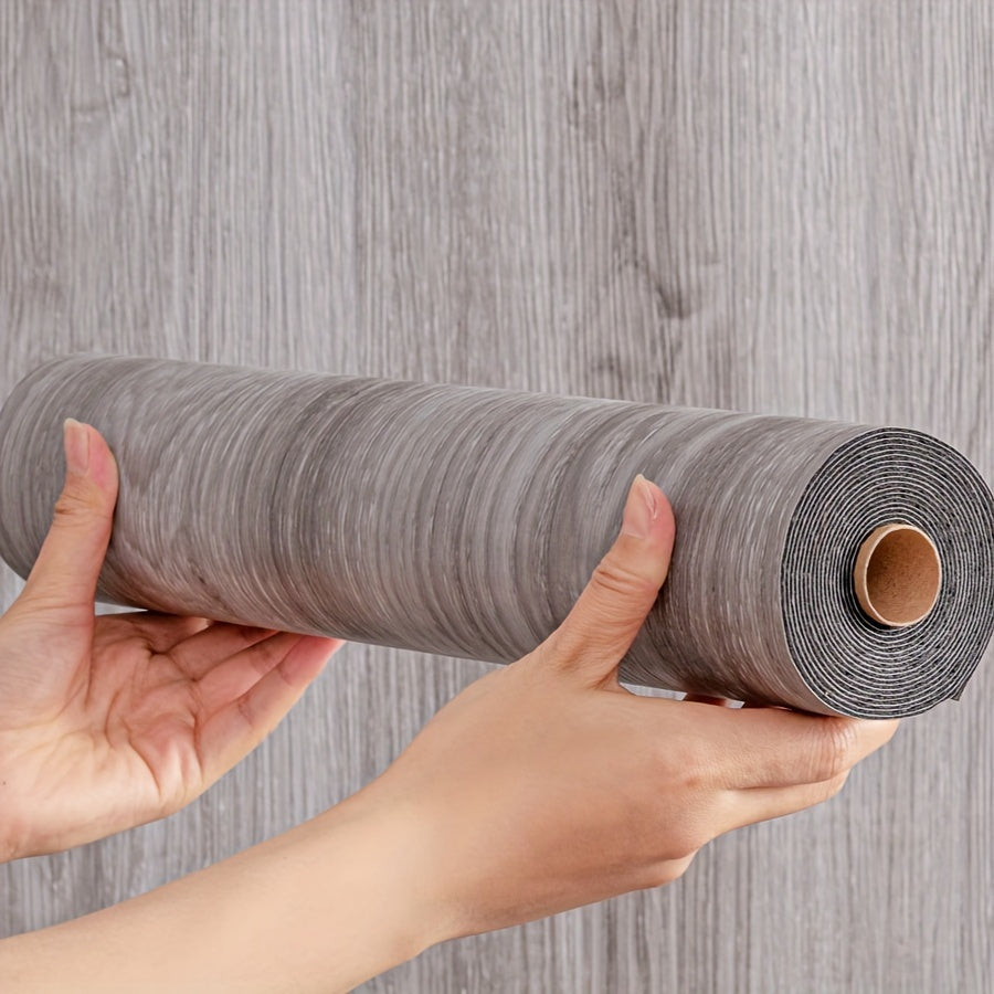 Self-Adhesive 3D Imitation Tree Pattern Wallpaper for Kitchen and Living Room Decor