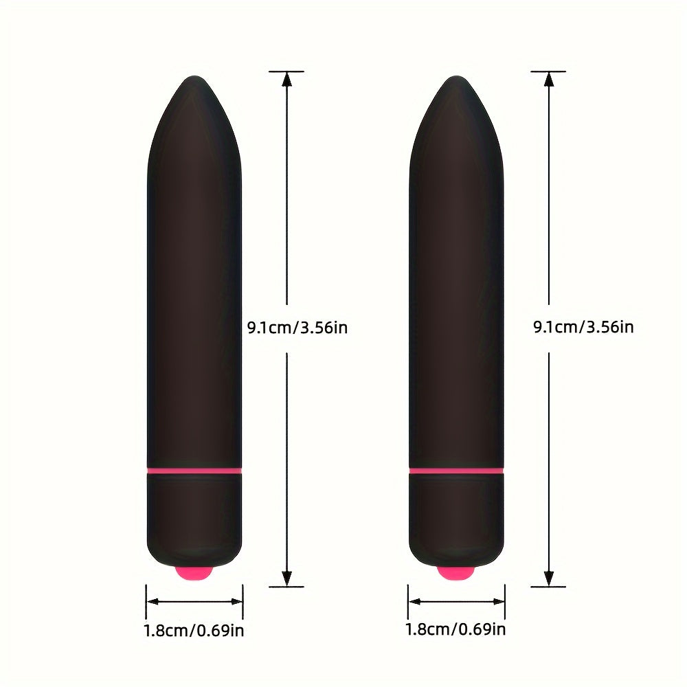 Female Anal and Clitoral Stimulating Bullet with Sharp Tip, 10 Speeds
