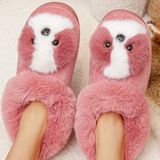 Ayollar uchun issiq ichki poyabzal, sirpanmaydigan orqa va barmoq, qulay qishki poyabzal