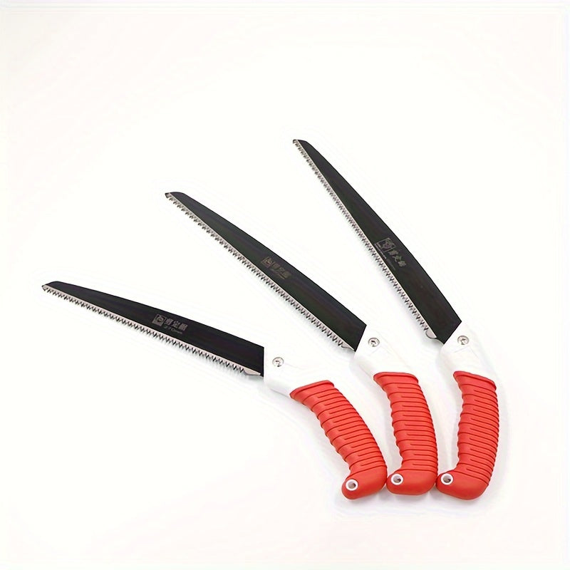 Manual Carbon Steel Hand Saw for Trees and Garden Pruning with Protective Case
