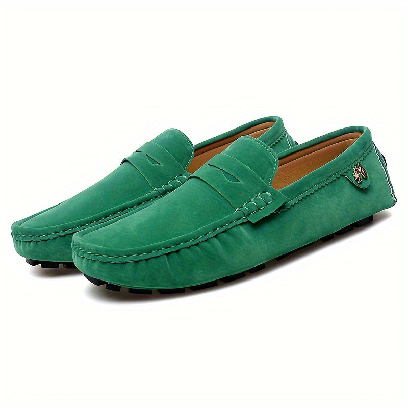Women's Slip-On Loafers in Bright Colors with Anti-Slip Rubber Sole