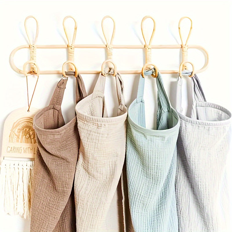 Cobertor de lactancia y maternidad, bufanda tejida de algodón, sombrilla para cochecito, capota para asiento de coche