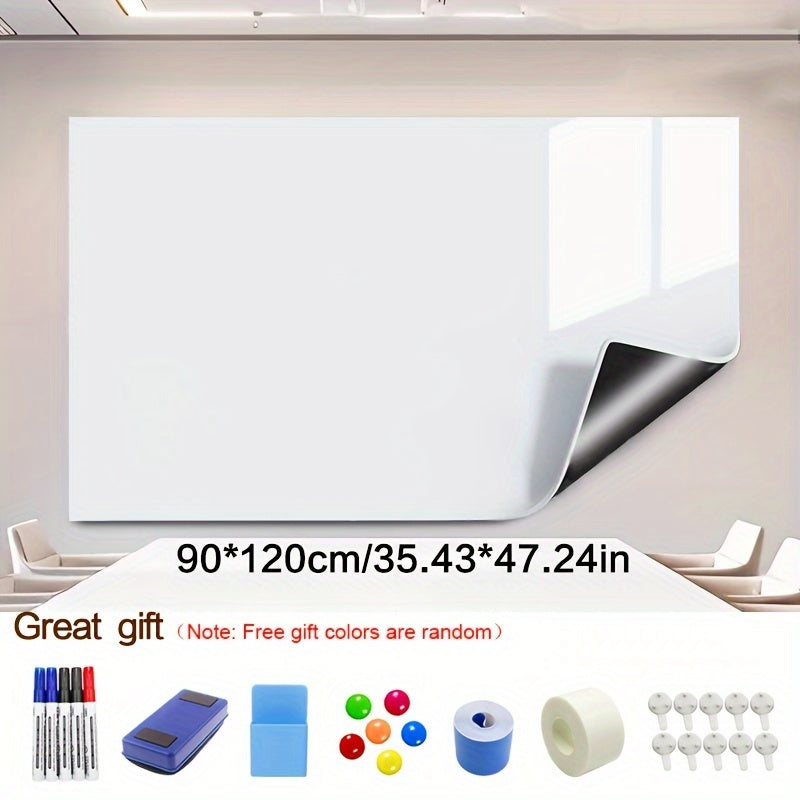 Uy yoki ofisda foydalanish uchun olib tashlanadigan magnit oq doska stikerlari, yozish va o'chirish oson. O'qitish va trening maqsadlari uchun mukammal.