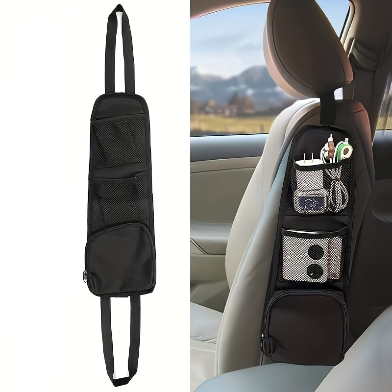 Bolsa colgante de almacenamiento para asiento de coche, organizador multi-bolsillo para coches, SUVs, camiones