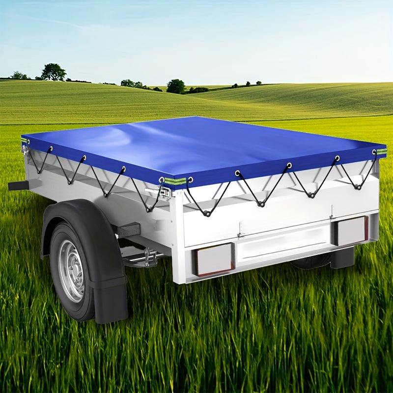 Folding Trailer Car Cover Waterproof Oxford Windproof Camper Cover