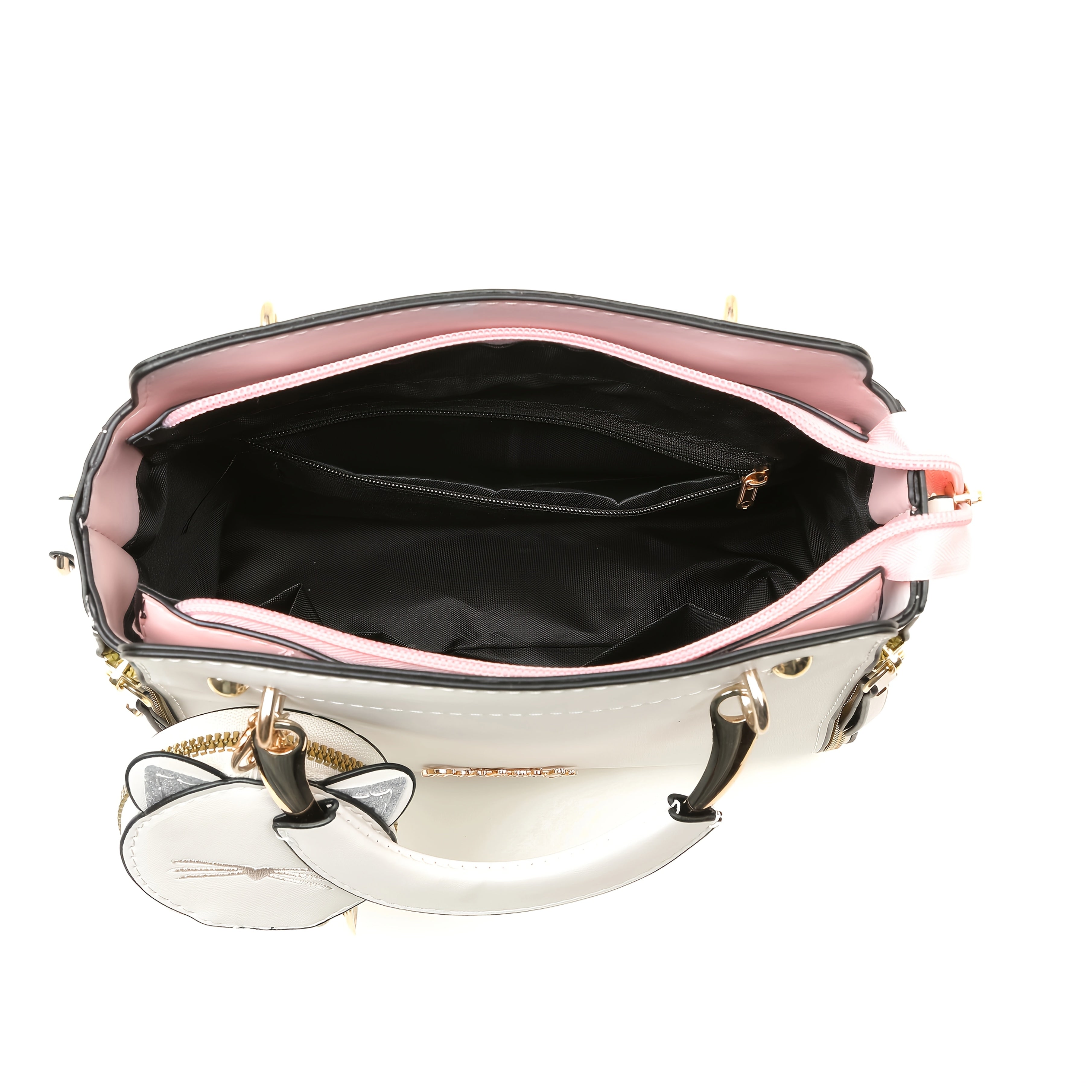 Women's Shoulder Bag with Removable Strap Lightweight Zipper Messenger Bag