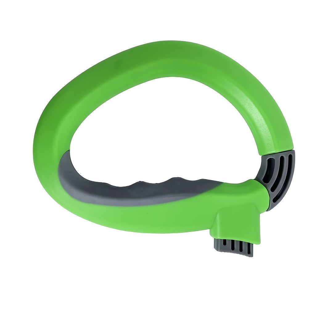 Porta bolsas de supermercado de bloqueo automático con una sola mano, agarre ajustable y diseño ergonómico