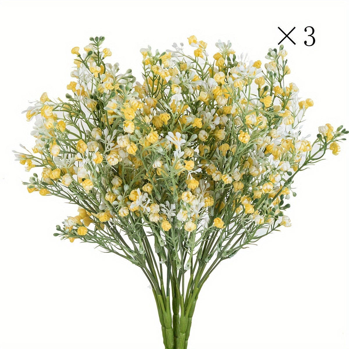 Artificial Faux Gypsophila Flowers for Wedding and Engagement Decor Tabletop Arrangement