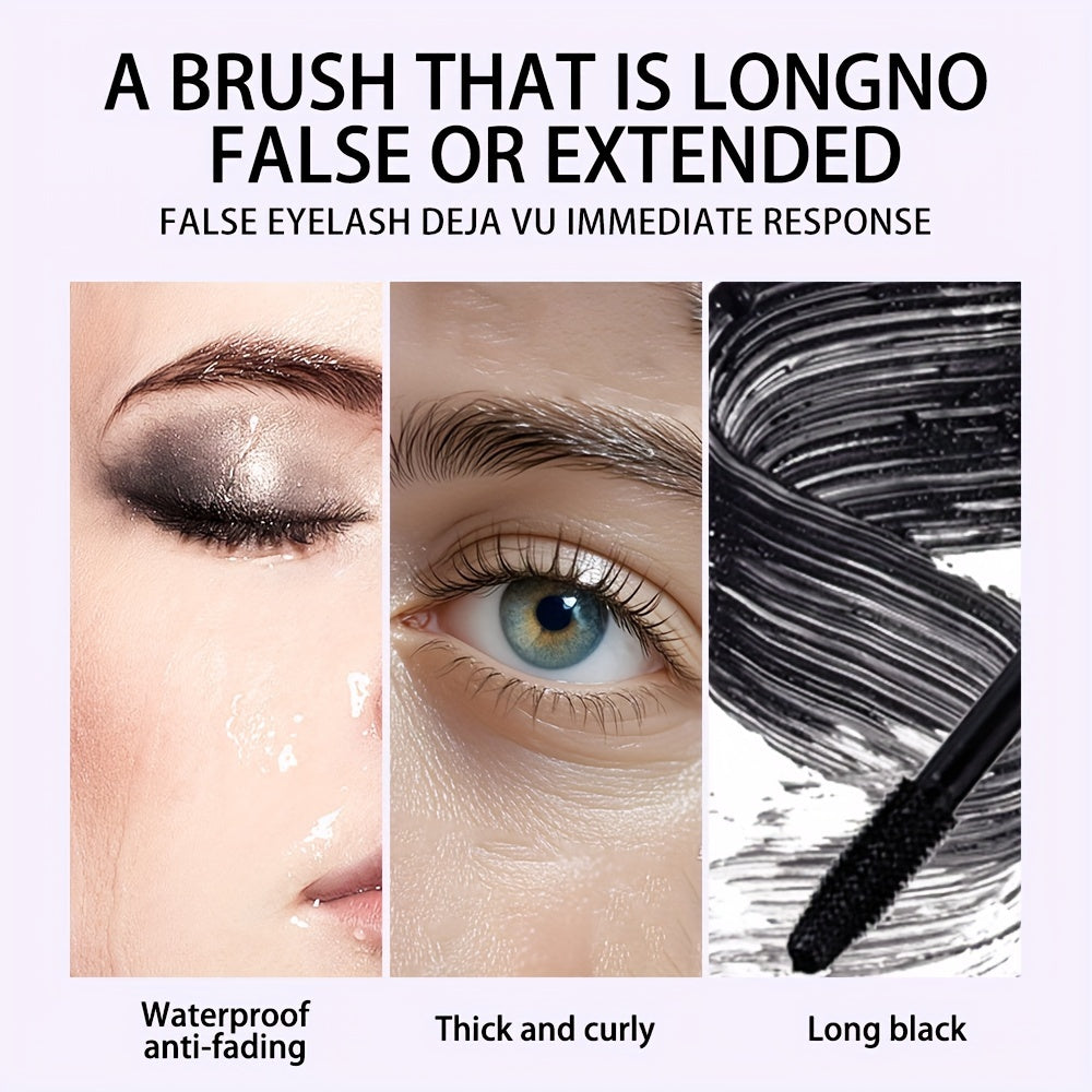 Máscara a prueba de agua para mujer de longitud 5D, rizado y sin manchas