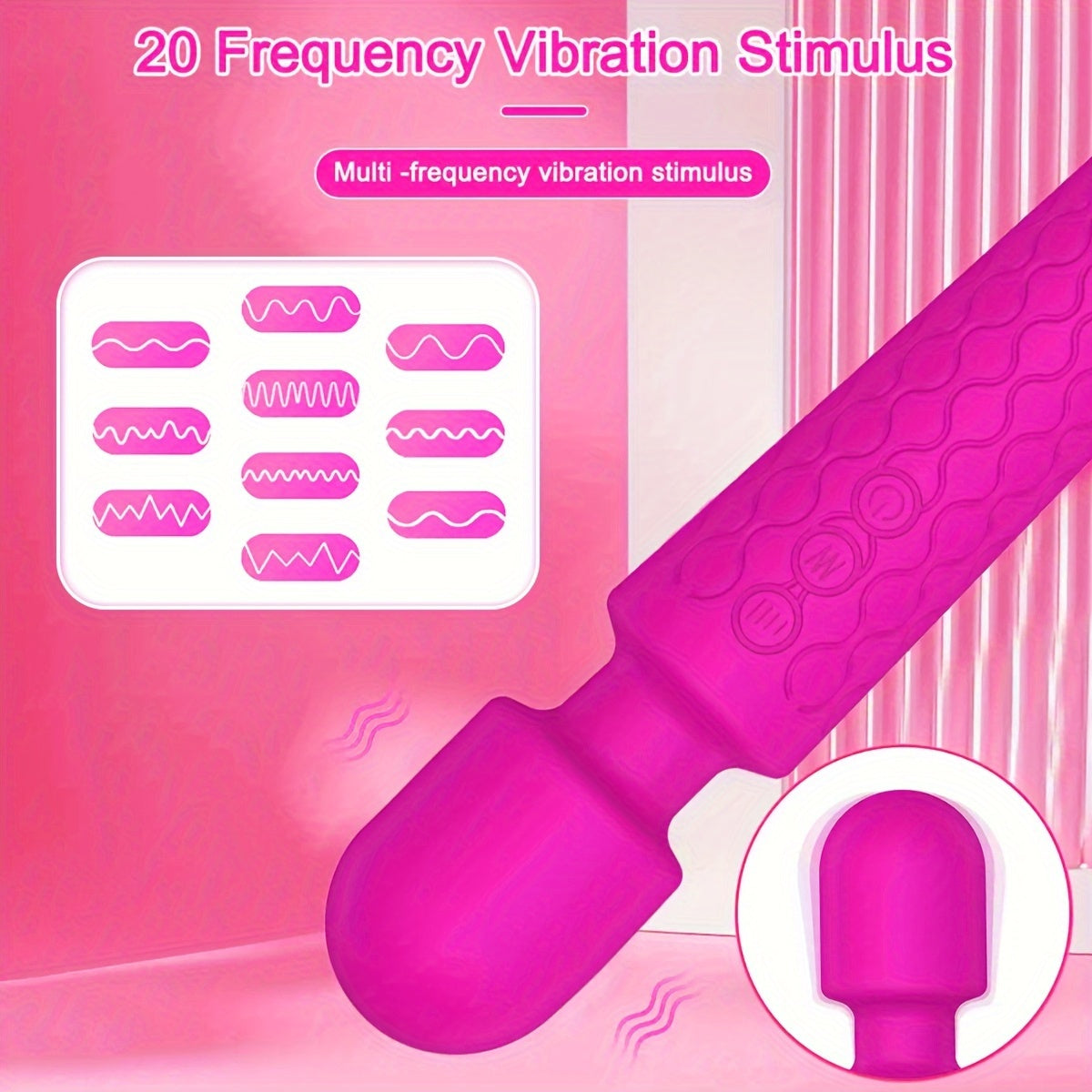 универсальный силиконовый вибратор с 8 уровнями интенсивности, низкий уровень шума, перезаряжаемый