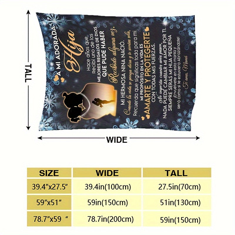 Sayohat, lager va uy bezaklari uchun qulay Ispancha harfli flanel yostiqcha