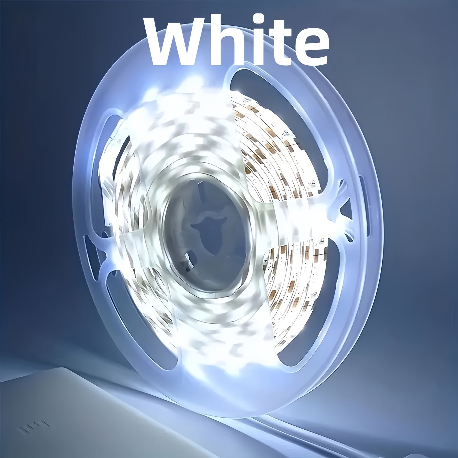 Светодиодная лента USB для подсветки телевизора и домашнего декора, гибкая лента (5В) в белом/теплом белом цвете для спальни, шкафа, кухни DIY - можно резать, самоклеящаяся, не требует батареек - длина