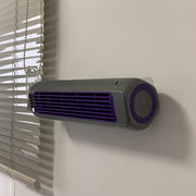 Portativ havo tozalovchi ventilyator, hidni yo'qotish funksiyasi bilan, USB orqali zaryadlanadigan, yengil va jim, uy va avtomobil uchun - Antrasit rang, ko'p maqsadli, energiya tejamkor, uy joylarini sovutadi va yangilaydi.