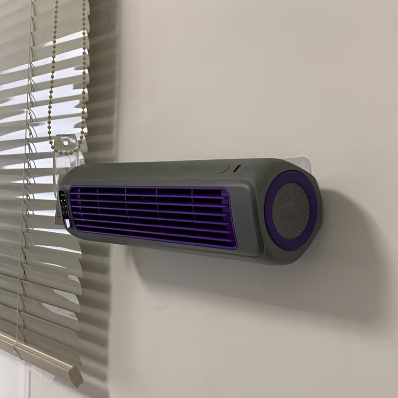 Portativ havo tozalovchi ventilyator, hidni yo'qotish funksiyasi bilan, USB orqali zaryadlanadigan, yengil va jim, uy va avtomobil uchun - Antrasit rang, ko'p maqsadli, energiya tejamkor, uy joylarini sovutadi va yangilaydi.