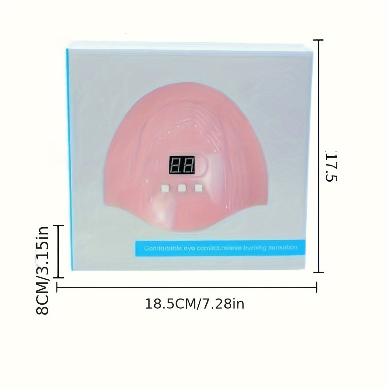 Nail Art Tool Set with USB Nail Lamp Polisher Cuticle Tools and Finger Dividers