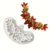 Silicone Christmas Wreath Mold 3D Resin Candy Fondant Cake Decorating Tool