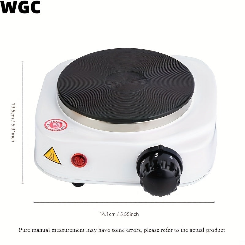 Compact electric stove for home use with precise temperature control fast heat transfer low consumption durable silent portable mini camping cooking