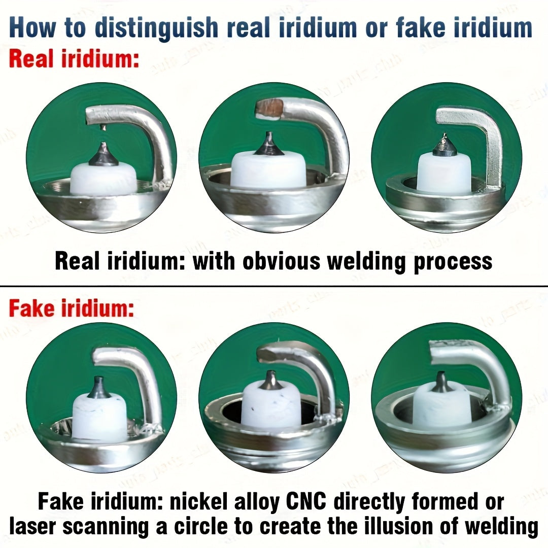 8 Pack Iridium Spark Plugs for GM Vehicles 4.3L to 6.2L Engines Compatible