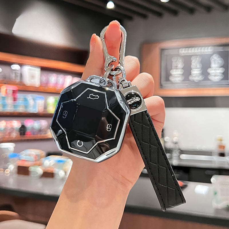 Waterproof TPU Car Key Cover for T2 Traveler Dustproof Scratch-Resistant