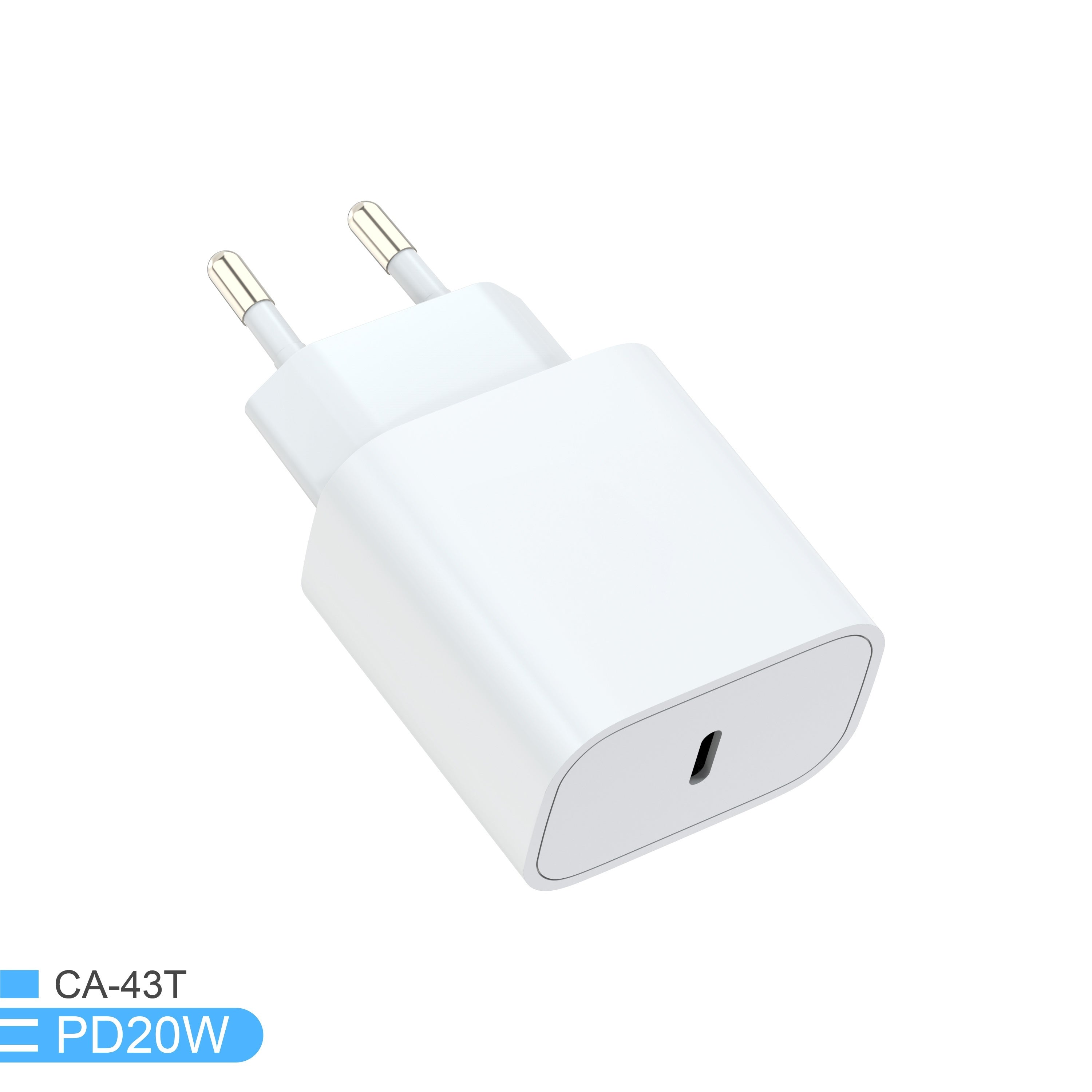 20W USB C Fast Charger for iPhone iPad AirPods with Type C Plug