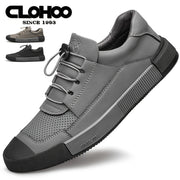 Men's Casual Sneakers Breathable Synthetic Upper Rubber Sole All-Season Low Top Streetwear