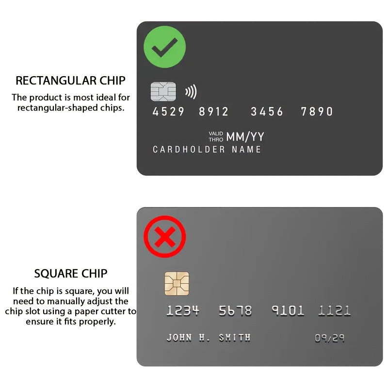 Set of 4 Waterproof PVC Butterfly Credit Card Protectors with Glamorous Designs