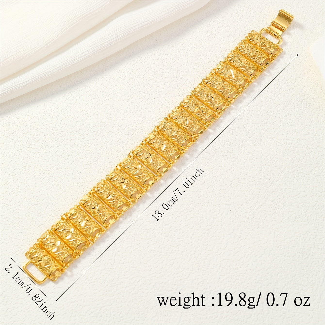 Ayollar uchun murakkab gullar bilan bezatilgan bilaguzuk - Abadiy nafislik, to'y va maxsus tadbirlar uchun ideal