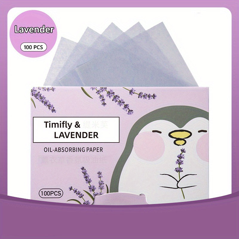 Unisex Oil-Absorbing Facial Blotting Papers 100 Sheets with Plant Extracts