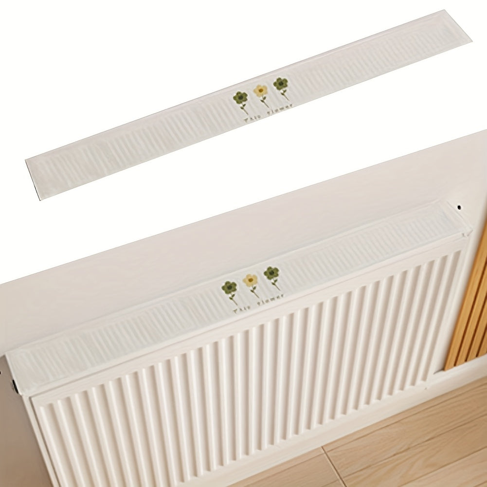 Floral Design Anti-Smoke Shield for Radiators No Electricity Required