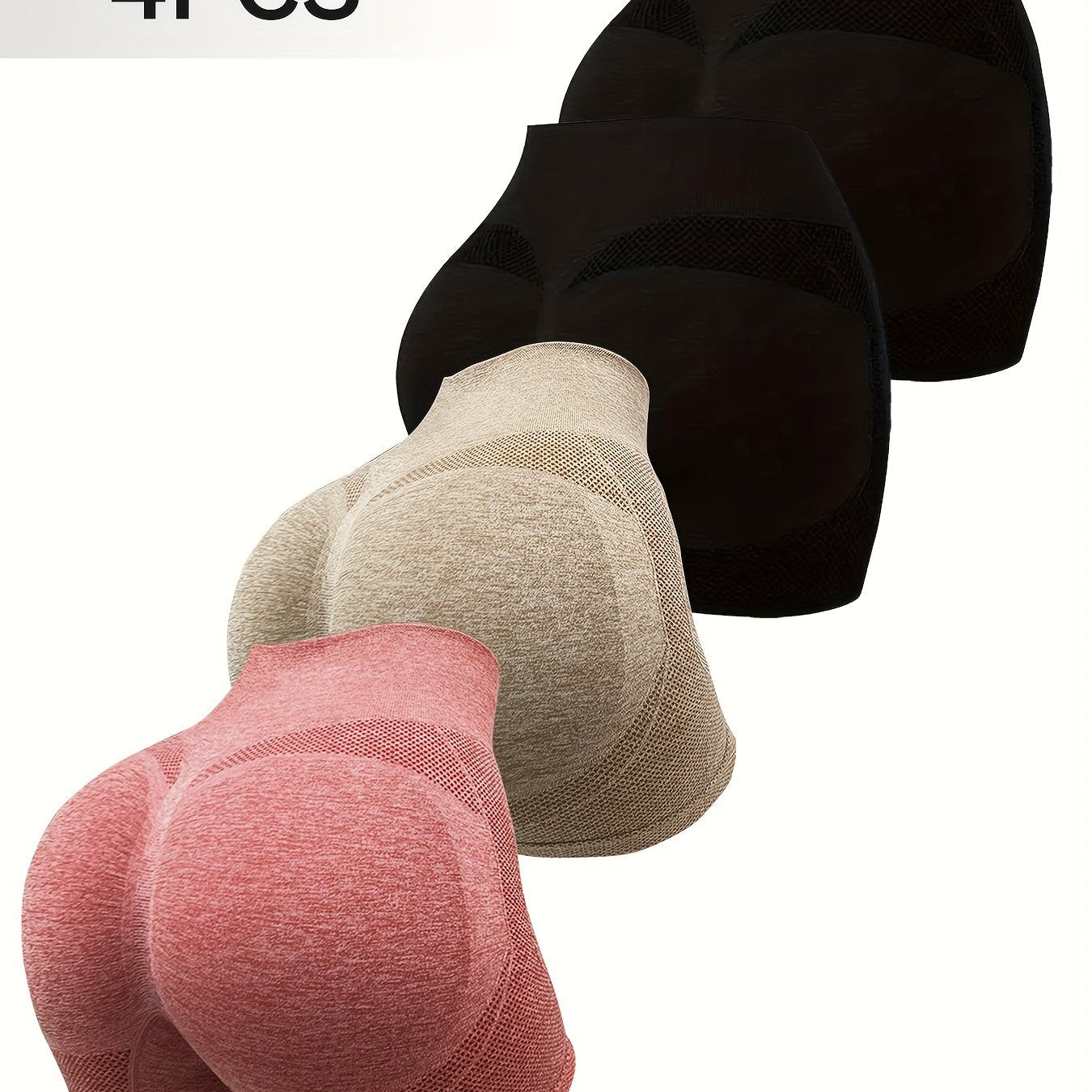 Leggings de cintura alta de color sólido para mujer con raya lateral, tela de punto elástica, cómodos para uso diario