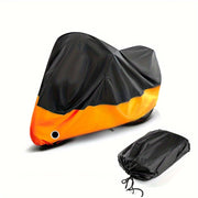 Motorcycle Cover Thick 190T Polyester Waterproof Weatherproof Safety Keyhole