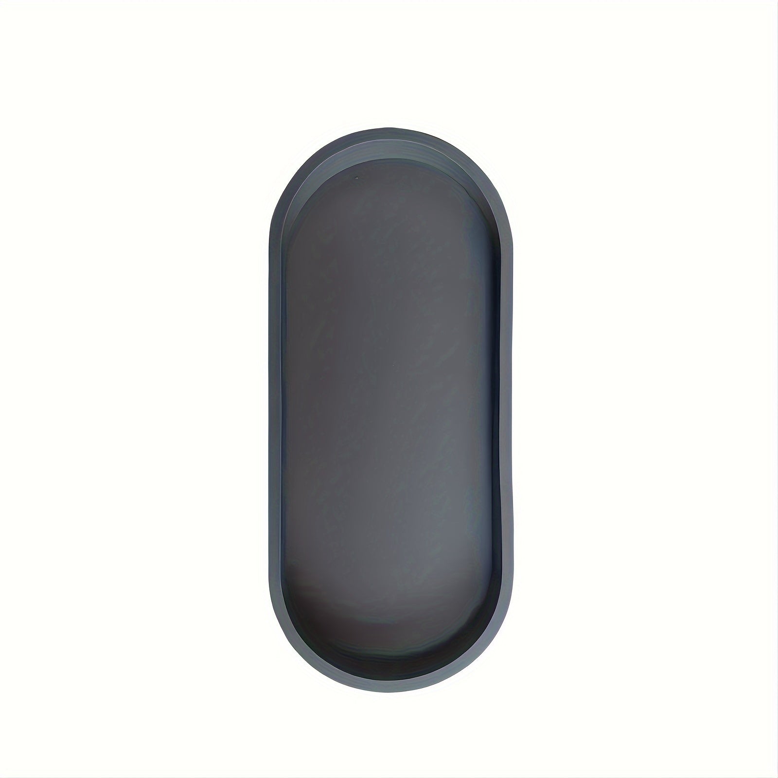 Black Silicone Vanity Tray for Organizing Toiletries Perfume Jewelry