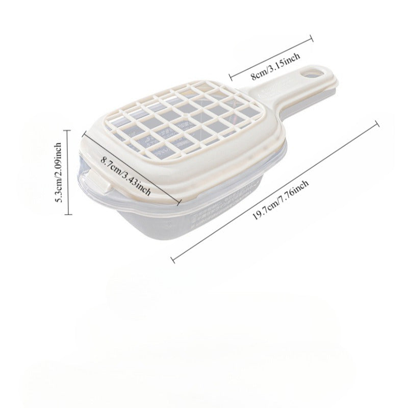 Пароварка для микроволновой печи из термостойкого полипропилена - универсальный пресс для картофеля из ПП с функцией слива для приготовления риса, тофу и фруктов - не требуется электричество