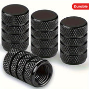 Aluminum Tire Valve Caps 4 Pack Durable Corrosion-Resistant for Cars Trucks Bikes