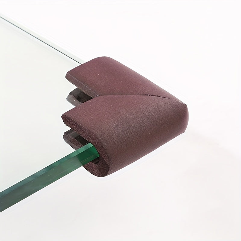 Set of 10 Soft Anti-Bump Glass Table Corner Protectors for Child Safety