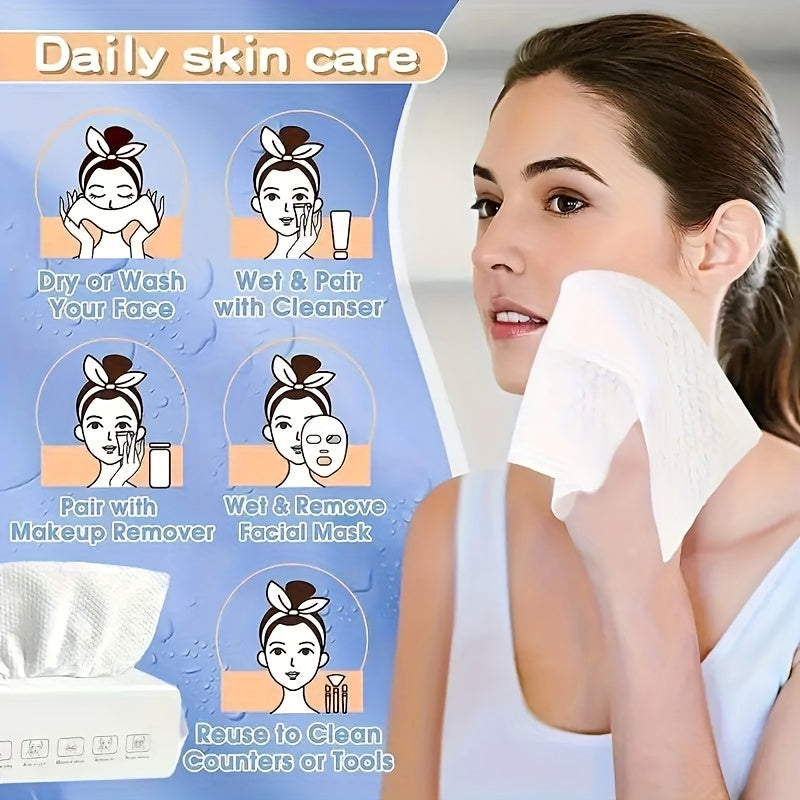 Thickened Disposable Face Towel for Beauty Salons Soft Cleansing Makeup Remover