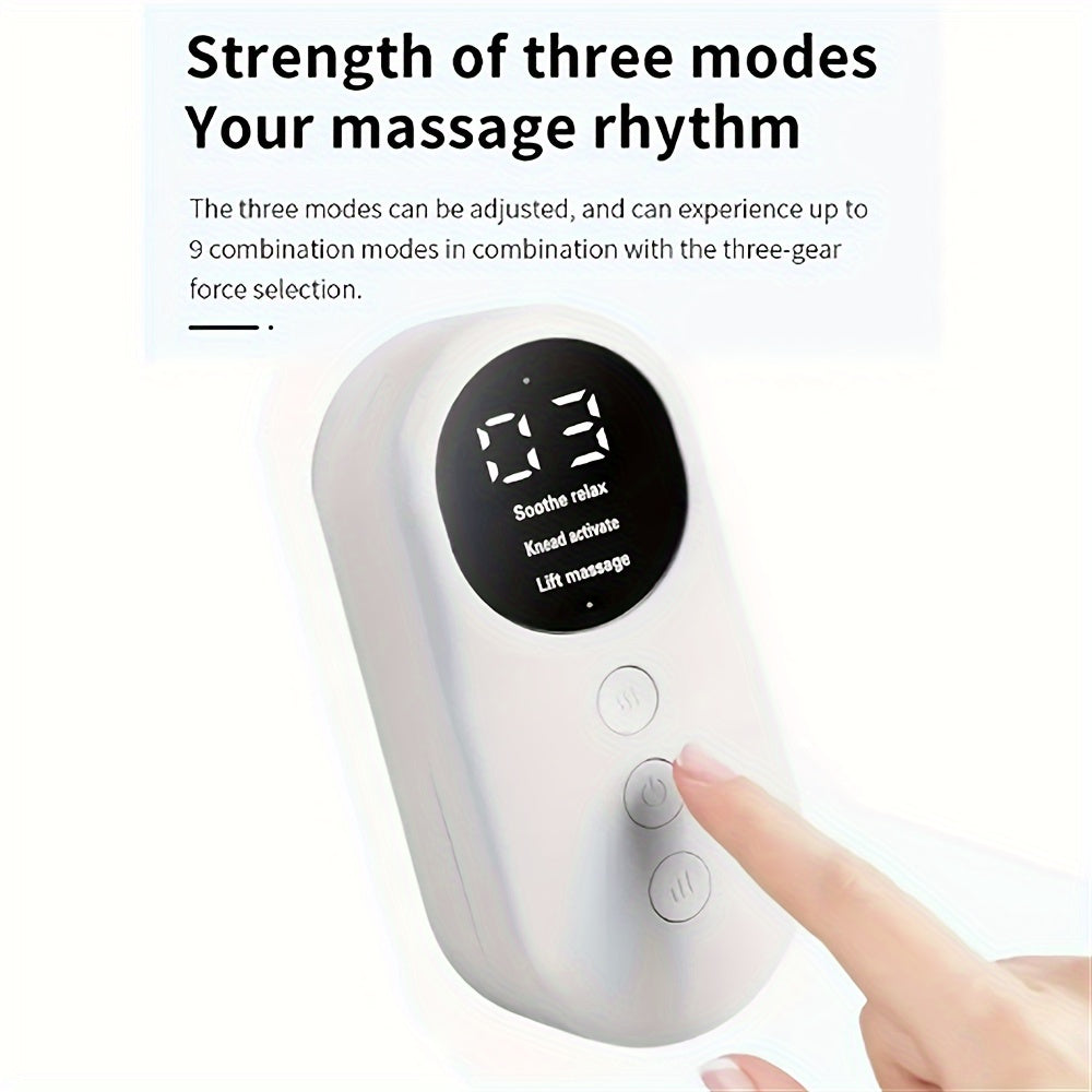 USB Rechargeable Leg Massager with Heat Air Compression for Feet Calves Thighs Knees