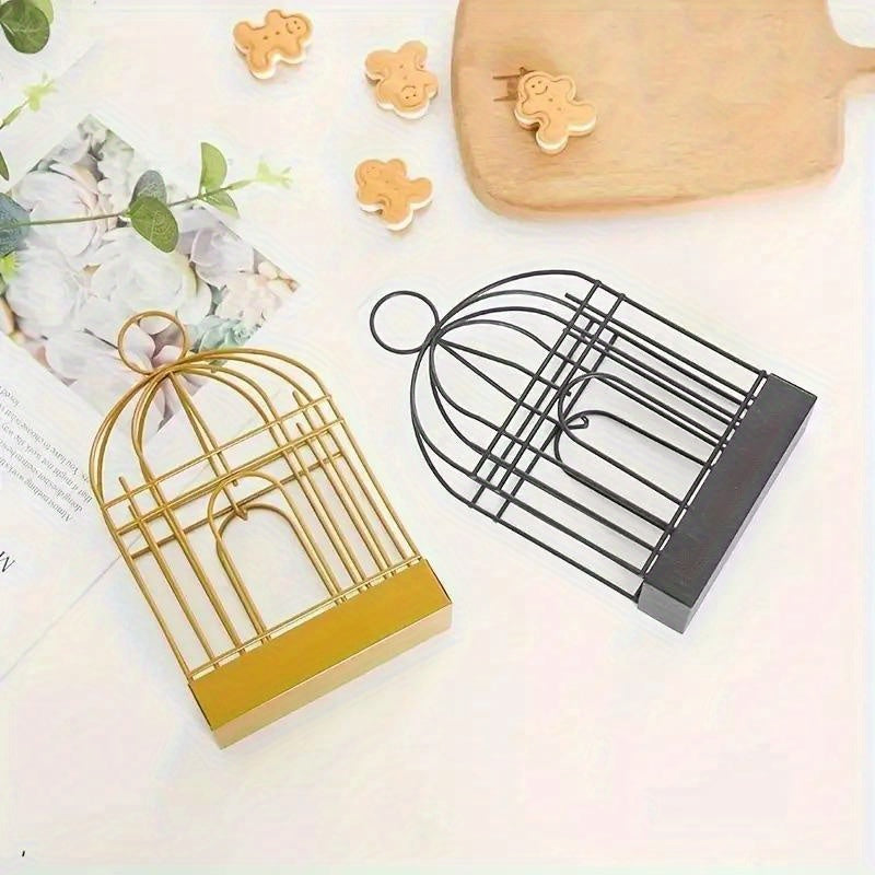 Vintage Metal Birdcage Mosquito Coil Holder Incense Burner for Garden Patio