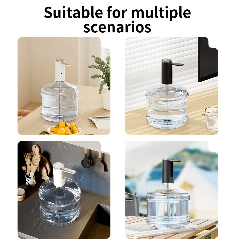 NIJ USB Qayta to'ldiriladigan Elektr suv taqsimlagichi - Lithium Batareya bilan avtomatik pomp, Oshxona va Uy-ro'zg'or uchun mos.