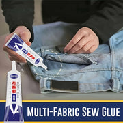 50ml Waterproof Fabric Adhesive for Sewing and Repairs on Denim Faux Leather and All Materials