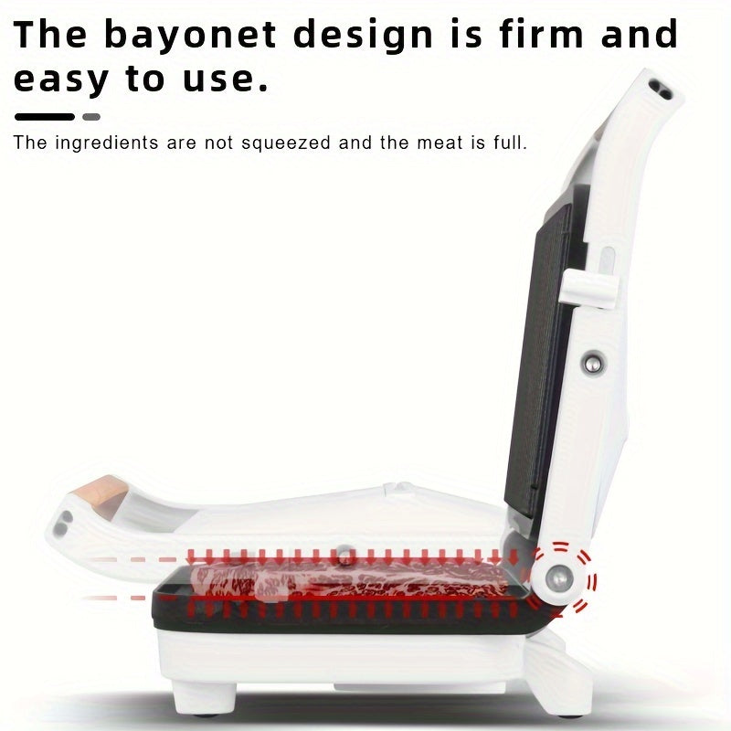 Uy uchun elektr bifshteks griddle, temir korpusli, avtomatik ishlash, 220V-240V, Evropa rozetkasi.