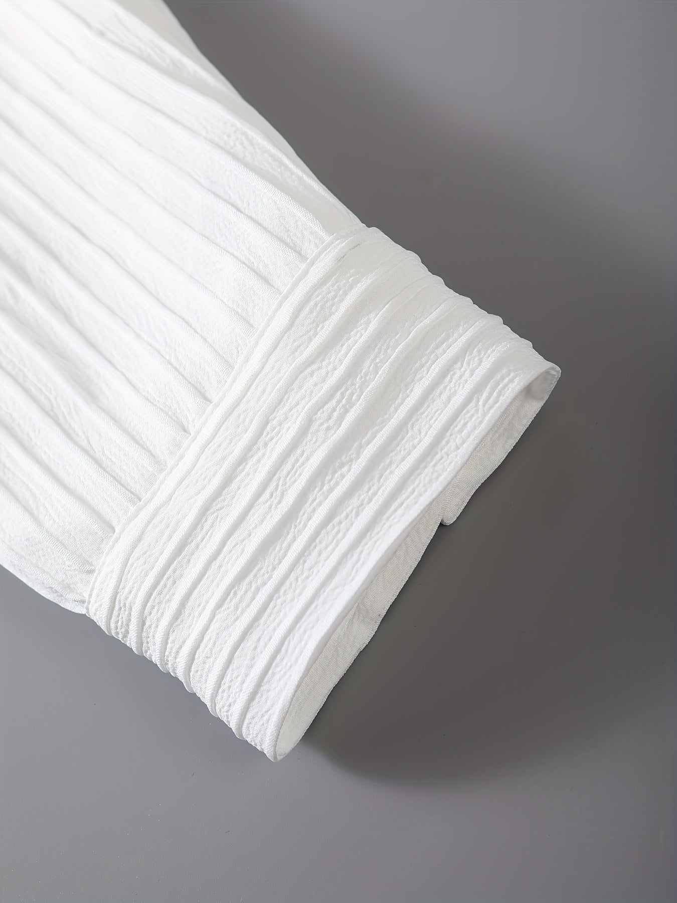 Men's Polyester Sweatsuit Set Casual Regular Fit Collared Shirt Drawstring Pants