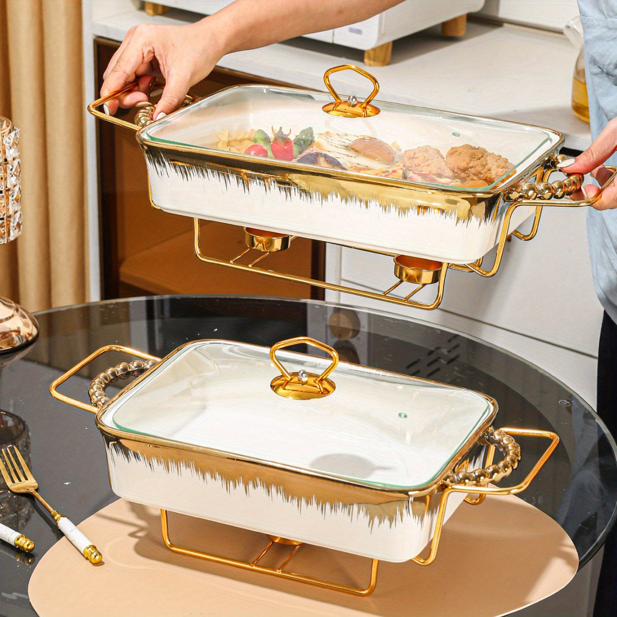 Керамический сервировочный набор тарелок, формы для выпечки, изолированные кастрюли для хлеба, пиццы