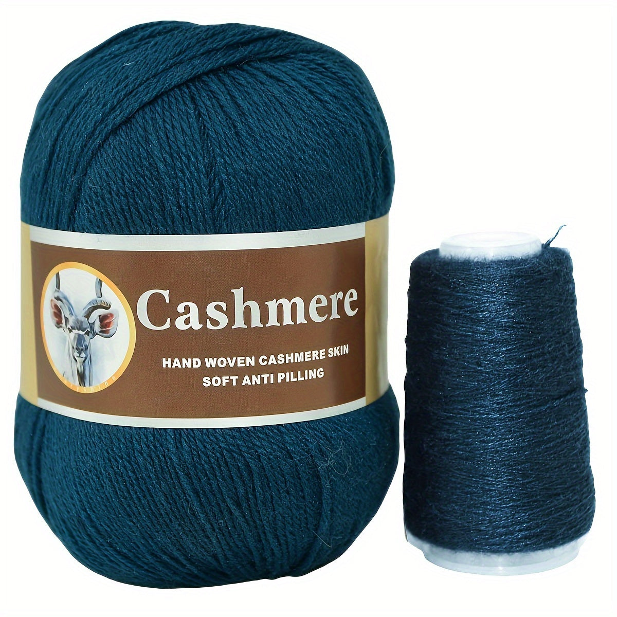 Hand-Woven Cashmere Blend Crochet Yarn 70 Cashmere 320m Assorted Colors
