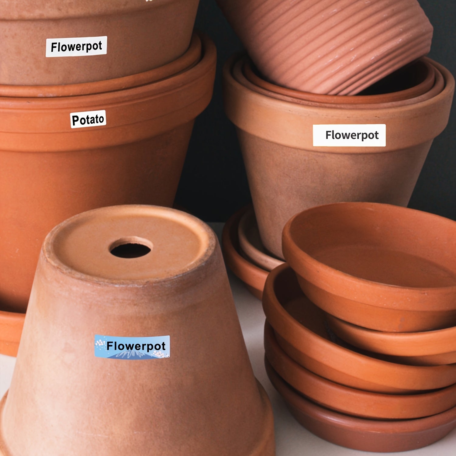 Thermal Label Printer Handheld Sticker Maker with Adhesive Tape for Office and Home Use