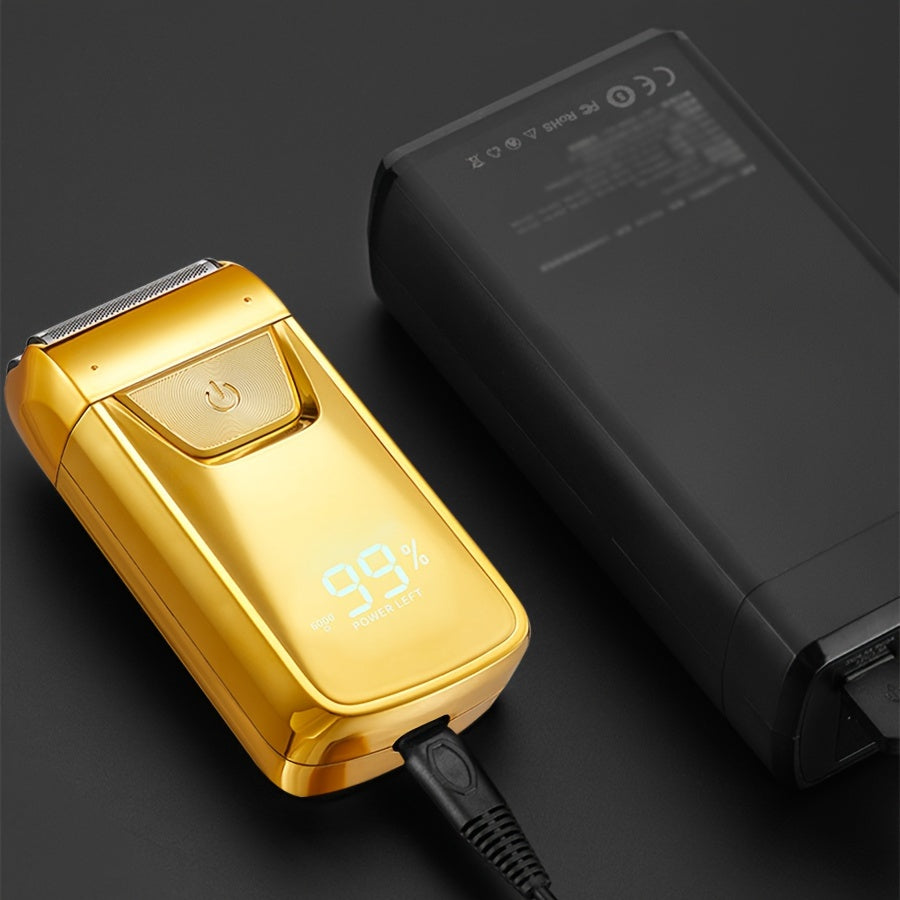 Перезаряжаемая электрическая фольговая бритва для мужчин, идеально подходит для Дня отца.