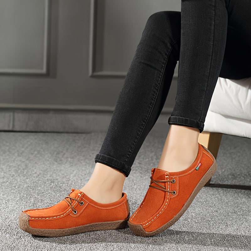 Women's Lightweight Lace-Up Loafers for Casual Wear on King's Day